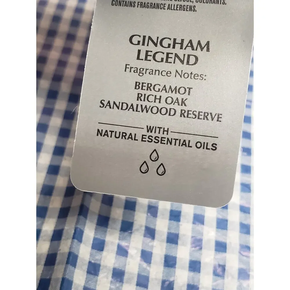 BBW Gingham Legend WARM & COMFORTING New Fragrance Wallflower 2 Refills